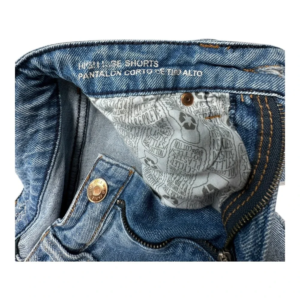 Wild Fable Womens Denim Cutoff Shorts Distressed Frayed Blue Size 2